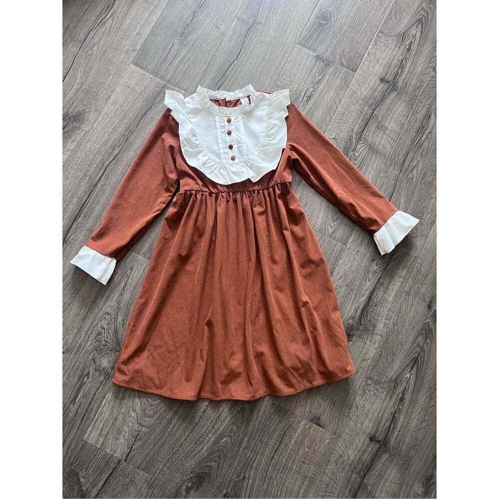 Girl cute dress corduroy size 10